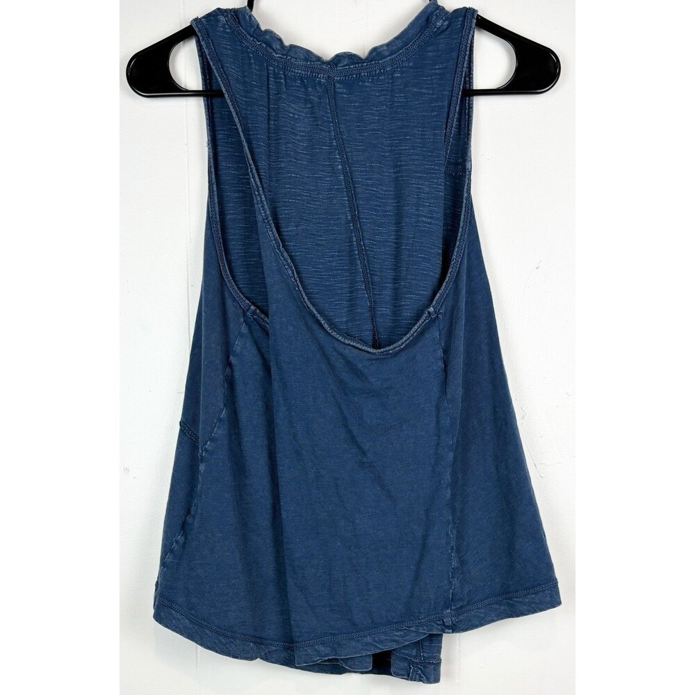 Anthropologie PILCRO Tank Top Blue Twist-Back Boho Summer Casual Sz Small - Picture 6 of 10